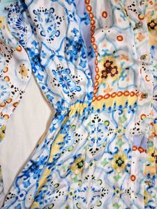 Zara Printed Mini Shirt Dress