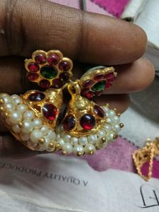 Pearl & Stone Earrings