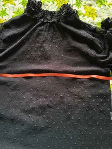 Zara Dark Blue Top