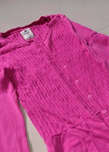 Rose Pink Cardigan with FREEGIFT