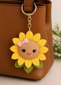 Sunflower Keychain