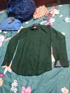 branded Green Casual Shirt size - S