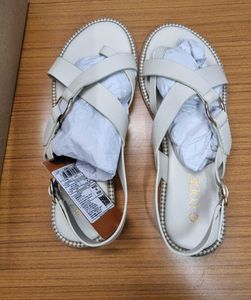 Criss Cross White Sandals CODE New IN Box