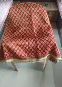 Red & Gold saree