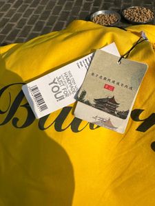 Yellow oversized  M L size