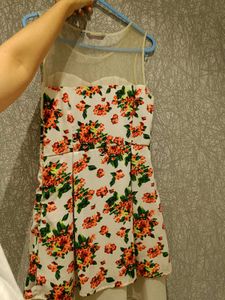 Ginger By Lifestyle Floral Print Flared Dress