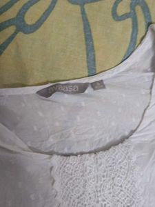 White Embroidered Top