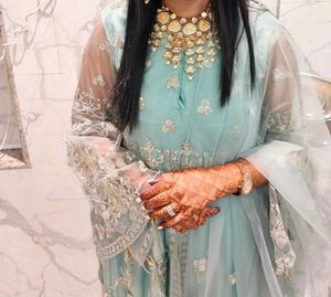 Pakistani customised kurta with pant and dupatta