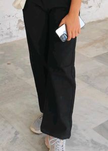 Black Straight Pant