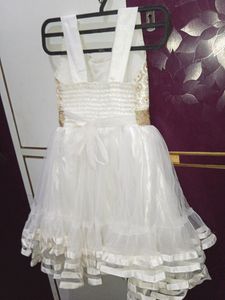 (9month-1.5yr)Fairy White Frock/Gown