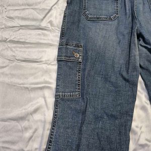 Bootcut Cargo Denim