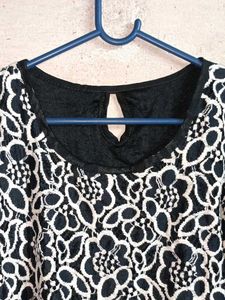 Stylish Ladies Fashion Lace Top Embroidered