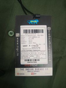 The Indian Garage Co. Regular-Fit Casual Shirt