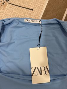 Zara Blue Bodysuit Unworn