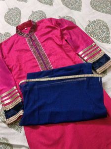 Beautiful Long Zridaar Kurta With Pazama N Dupatta
