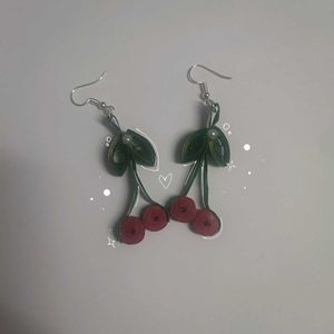 Cherry Earrings 🍒🎀