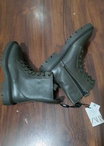 Zara Combat Boots Brand New
