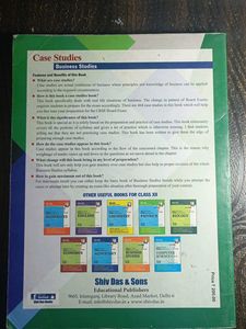Case Studies In Business Studiesfor Class 12th
