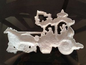 Krishna Arjun Chariot Showpiece