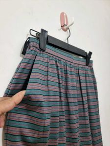 Striped Midi Skirt (Imported)