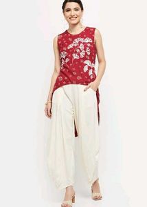 Stylish Maroon Floral Top