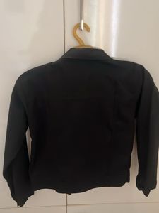 Black Cropped Jacket