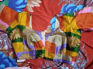 Colorful Saree Blouse