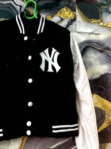 Black And White Bomber For Women