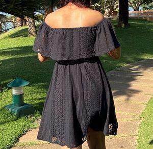 Black Off Shoulder Dress