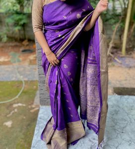 Elegant Purple Saree