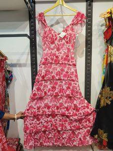 Beautiful Pink Dress (L) Size