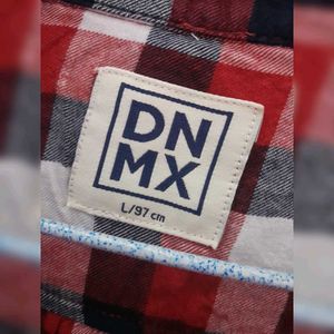 DNMX WOMEN CHECKED SHIRT
