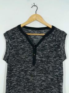 Park Avenue Charcoal Black Knitted Top Women&#39;s