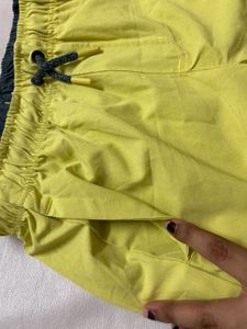 Boys&#39; Neon Yellow Pull-On Shorts