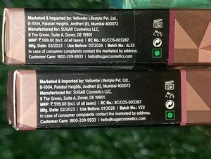 Two Sugar Matte As Hell Crayon Lipstick &amp;1sharpner
