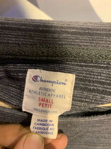 CHAMPION Comfy Striped Long Sleeve Top