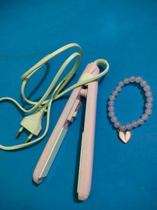Pink Bundle: Hair Straightener &amp; Bracelet...Combo