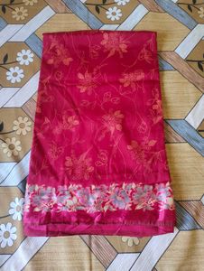 Elegant floral saree