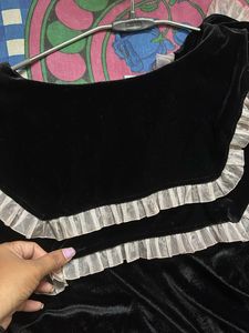 Black Velvet Top
