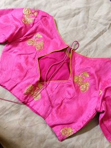 Pink Embroidered Blouse