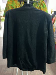 Black Velvet Comfy Blazer