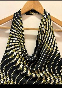 Patterned Halter Top