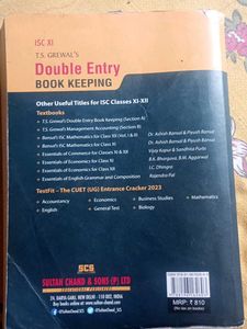 ISC T.S Grewal Accounts Book Class 11
