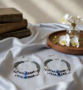 Evil Eye Anklets (Set of 2)