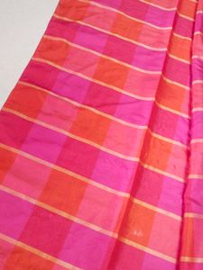 Pink Semi Silk Saree