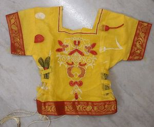 Cute Yellow Saree with blouse