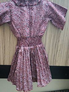 Cute Floral Girl&#39;s Dress