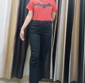 Black Wide Leg Jeans