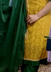 Chikankari Kurta With  Bottom And Dupatta