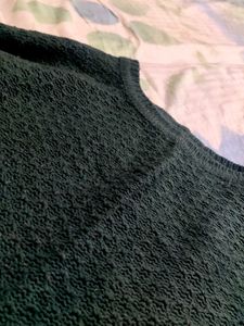 Green Knit Pullover
